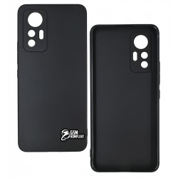 Чохол для Xiaomi 12 Lite, Joy (Black Matt), матовий силікон, чорний