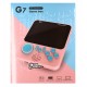 Портативная игровая приставка Game Box Mini G7, розовая