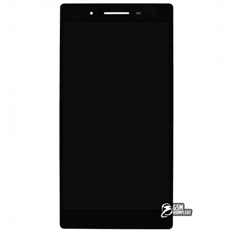 Дисплей для планшету Lenovo Tab 4 TB-7504X (ZA380016UA), чорний, із сенсорним екраном