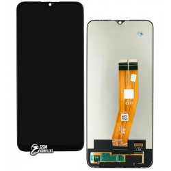 Дисплей для Samsung A042 Galaxy A04E (2022), чорний, без рамки
