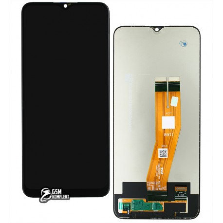 Дисплей для Samsung A042 Galaxy A04E (2022), чорний, без рамки