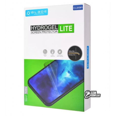 Защитная гидрогелевая пленка BLADE Hydrogel Lite, прозрачная глянцевая, универсальная