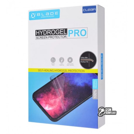 Захисна гідрогелева плівка Blade Hydrogel Pro для Edge дисплеїв, прозора глянсова, універсальна