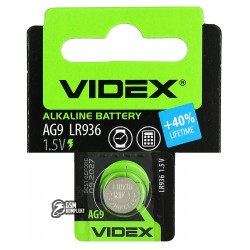 Батарейка AG9, Videx Alkaline, 1шт Батарейка AG9, Videx Alkaline, 1шт