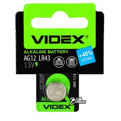 Батарейка AG12, Videx Alkaline, 1шт Батарейка AG12, Videx Alkaline, 1шт