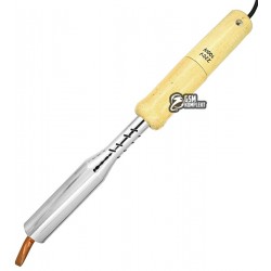 Паяльник 100W деревянная ручка с плоским жалом 10мм Паяльник 100W деревянная ручка с плоским жалом 10мм