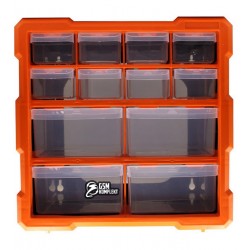 Касетниця з висувними осередками 250x250 мм G-1507, пластикова