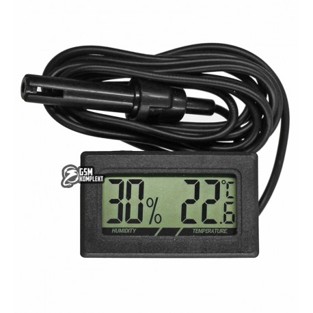 Термометр електронний з вологометром датчик у корпусі TPM-20