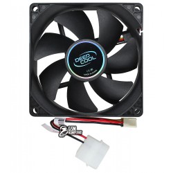 Вентилятор DeepCool XFAN 90, 90 х 90 х 25 мм, 3-pin, чорний