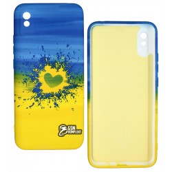 Чохол для Xiaomi Redmi 9A, Redmi 9I, Soft Case UA, софттач силікон, Heart
