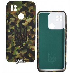 Чехол для Xiaomi Redmi 9C, Soft Case UA, софттач силикон, Military
