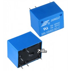 Реле електромагнітне SRI-12VDC-SD-C(JZC-25F) Songle