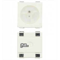 Світлодіод SMD 5050 RGB адресний WS2812B-4 GTG5050RGBC