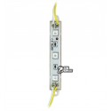 Світлодіодний модуль SMD5054 MR3L5054Y 3 світлодіоди, рекламний 40-50Lm (жовте світло); 12V; 41mA; IP66