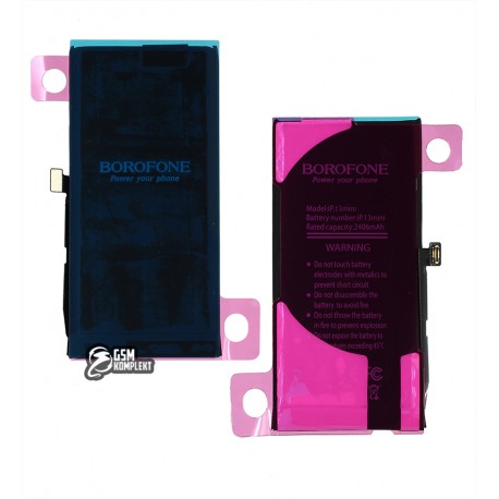 Акумулятор Borofone для Apple iPhone 13 mini, Li-ion, 3,83 В, 2406 мАг