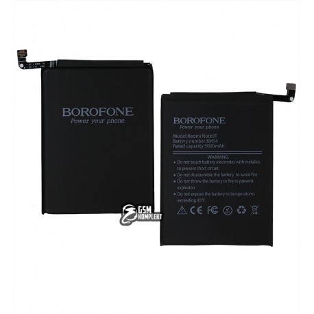 Акумулятор Borofone BM54 для Xiaomi Redmi Note 9T, Li-Polymer, 3,87 B, 5000mAh
