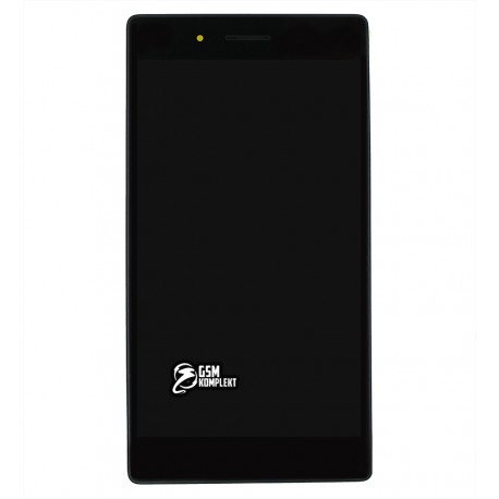 Дисплей для планшета Lenovo Tab 4 TB-7304L, чорний, із сенсорним екраном, з рамкою (дисплейний модуль), #TZA310064UA