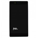 Дисплей для планшета Lenovo Tab 4 TB-7304L, чорний, із сенсорним екраном, з рамкою (дисплейний модуль), TZA310064UA
