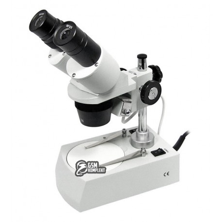 Микроскоп XTX-series XTX-3C, ремонтный, бинокулярный, верхняя и нижняя подсветка, дискретная регулировка кратности, до 40X