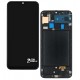 Дисплей для Samsung A505 Galaxy A50, A505F/DS Galaxy A50, чорний, з рамкою, High Copy, (OLED)