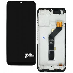 Дисплей Tecno Spark 7 (KF6), Spark 7 Go (KF6M), із сенсорним екраном (дисплейний модуль), чорний, з рамкою Дисплей Tecno Spark 7 (KF6), Spark 7 Go (KF6M), із сенсорним екраном (дисплейний модуль), чорний, з рамкою