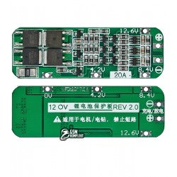 BMS Контролер заряду-розряду 3-х Li-Ion 18650 HX-3S-FL20-A 11.1V-12.6V 20A BMS Контролер заряду-розряду 3-х Li-Ion 18650 HX-3S-FL20-A 11.1V-12.6V 20A