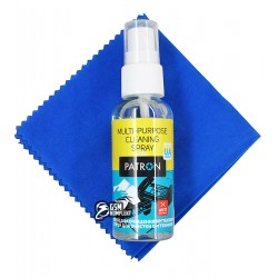 Набор для чистки оргтехники PATRON 2в1 (Спрей 50мл+Салф) F3-016