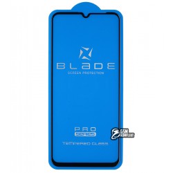 Защитное стекло для Samsung A047 Galaxy A04s, Blade Pro, 2.5D, Full Glue, черное