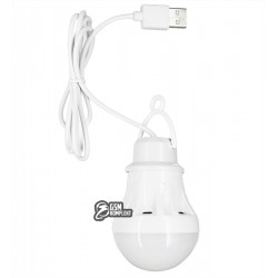 USB Led лампа 3Вт, на шнуре, холодный свет