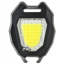 Фонарик брелок W5144, 3*COB (Теплый/Холодный/красный) зарядка от Type-C, карабин, магнит, прикуриватель, 6 режимов роботы