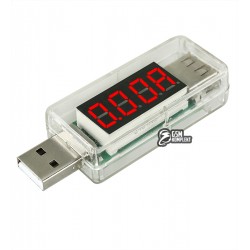 USB Тестер DC-3V-7V I-0-3A для вимірювань струму USB Тестер DC-3V-7V I-0-3A для вимірювань струму