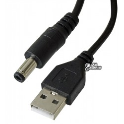 Кабель питания USB на штекер DC 5,5/2,5мм Кабель питания USB на штекер DC 5,5/2,5мм