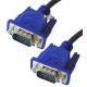 Кабель VGA-VGA, 2 метра, з 2-ма феритовими кільцями, чорний