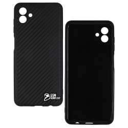 Чохол Samsung A045 Galaxy A04, Carbon Edition, силіконовий, чорний Чохол Samsung A045 Galaxy A04, Carbon Edition, силіконовий, чорний