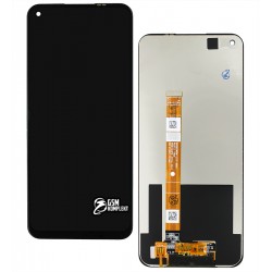 Дисплей для Oppo A54, чорний, із сенсорним екраном, High Copy