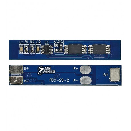 BMS Контроллер заряда-разряда 2-х Li-Ion FDC-2S-2 3A 7.4V