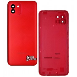 Задняя панель корпуса для Samsung A035 Galaxy A03, красная