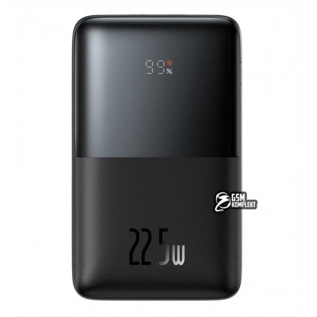 Power bank Baseus Bipow Pro Digital Display 20000mAh Fast Charge 22.5W чорний