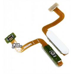 Шлейф Samsung M317 Galaxy M31s, кнопки включення, для сканера відбитка пальця (Touch ID), білий, High Copy