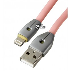 Кабель Lightning - USB, Remax Knight RC-043i, 1 метр, Silver-rose