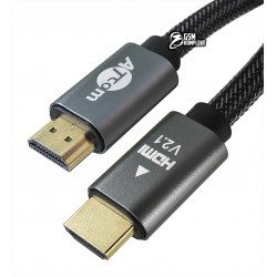 Кабель HDMI 1.0 м Atcom High Speed, 4K, 60Hz, VER 2.1