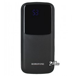 Power bank Borofone BJ17, 10000 mAh (2USB+Micro-USB+Type-C) LED дисплей, черный