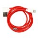 Кабель Lightning-USB, Hoco UPL11 L-Shape 1.2 метра, 2.1A, красный