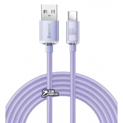 Кабель Type-C - USB, Baseus Crystal Shine Series 100Вт, 2метра, CAJY000501