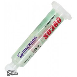 Флюс паста MECHANIC SD360 безотмивочная, слабоактивними, в шприці, 10 мл