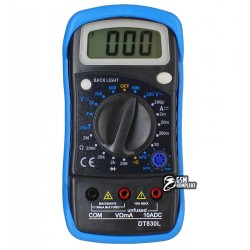 Мультиметр DT-830L з підсвічуванням дисплея Мультиметр DT-830L з підсвічуванням дисплея