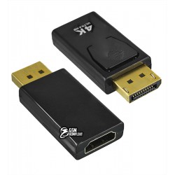 Переходник, штекер Display Port - гнездо HDMI