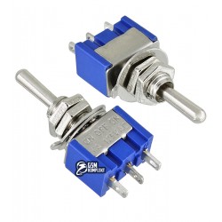 Тумблер MTS-103 (ON-OFF-ON), 3pin, 3A, 250VAC Тумблер MTS-103 (ON-OFF-ON), 3pin, 3A, 250VAC