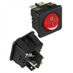 Переключатель клавишный RK1-05, 4pin, 2 положения, on-off, 15A/250V Переключатель клавишный RK1-05, 4pin, 2 положения, on-off, 15A/250V