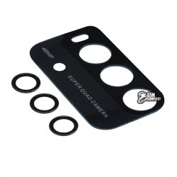 Скло камери для Xiaomi Redmi 9T, чорне, Carbon Gray, J19S, M2010J19SG, M2010J19SY